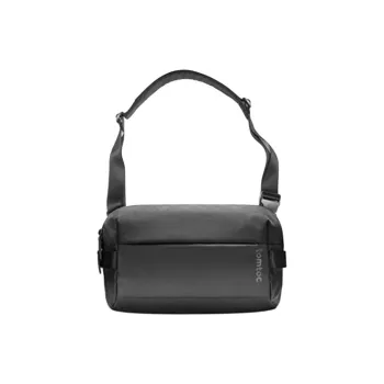 Tomtoc Nylon Sling Bag, Crossbody Bag, Shoulder Bag Men's Obsidian Black