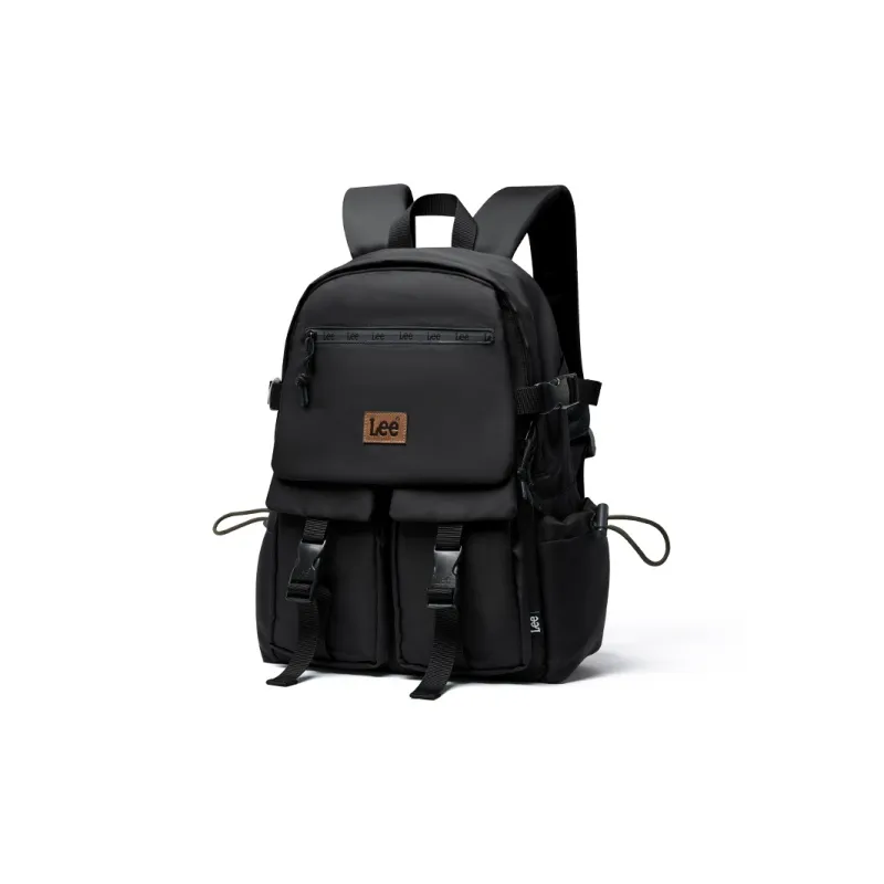 Lee Oxford Backpacks Backpack Unisex Black/Khaki/Alpine Green-0