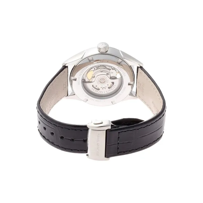 HAMILTON Automatic Mechanical Movement Unisex Watch 42mm Black Dial Stainless Steel Case-3