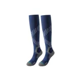 Navy Blue Men's Compression Socks