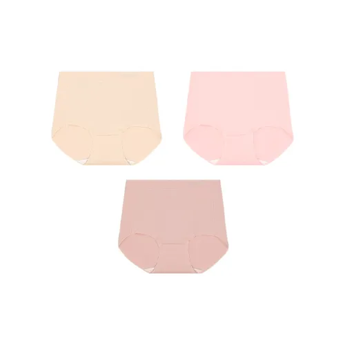 Red Bean Underpants Women's 3 Pack Ballet Pink/Elegant Skin/Lotus Dusty Purple