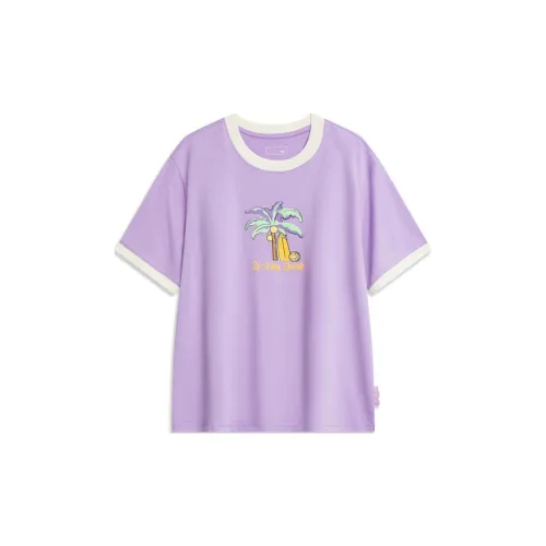 LINING Sports Life Collection T-Shirts Women's Vero Rose Purple