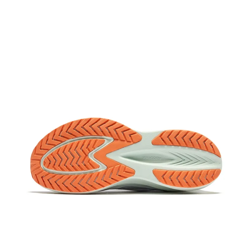Saucony Cushioning Lightweight Training Running Shoes Women's White Blue Silver-4