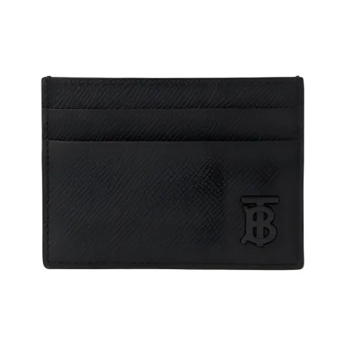 Burberry Calfskin Card Holder Men's Black