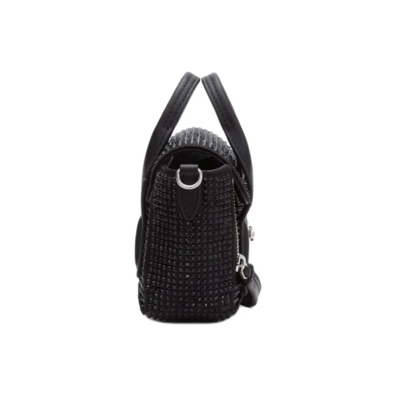 3.1 Phillip Lim Pashli Polyester With Cow Leather Trim Handbag Shoulder Bag Crossbody Bag Nano Women's Black-1