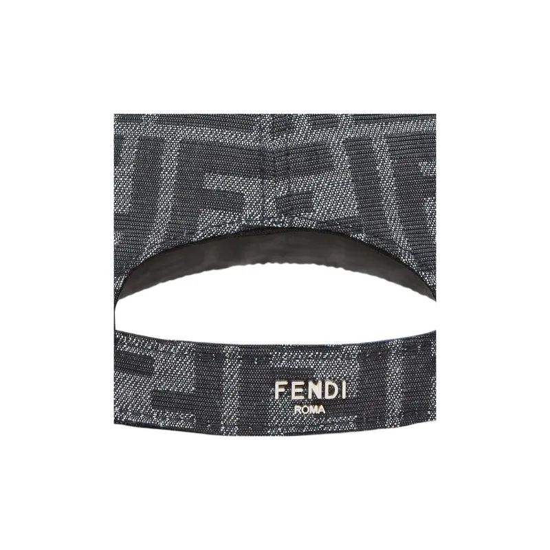 FENDI Ff Jacquard Curved Peak Baseball Cap-2