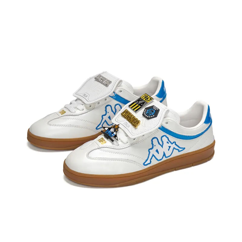 Kappa Tifo Non slip Lightweight Low Top Skateboard Shoes Unisex White-2