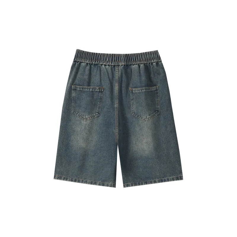 R.super Denim Shorts Unisex-6
