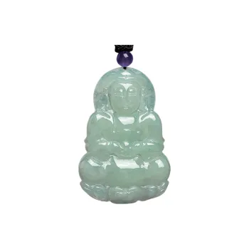 Jing Ruyu Ice Glutinous Jadeite Necklaces Men's