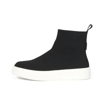 Thai Points Breathable Lightweight High Top Casual Shoes Men's Black