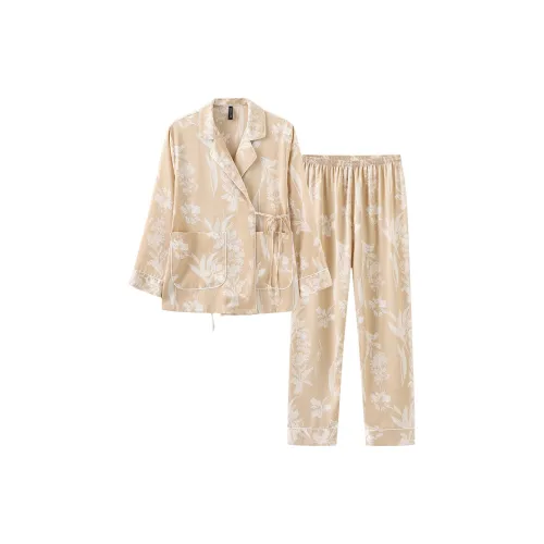 GUJIN Pajama Set Women's Autumn Spice