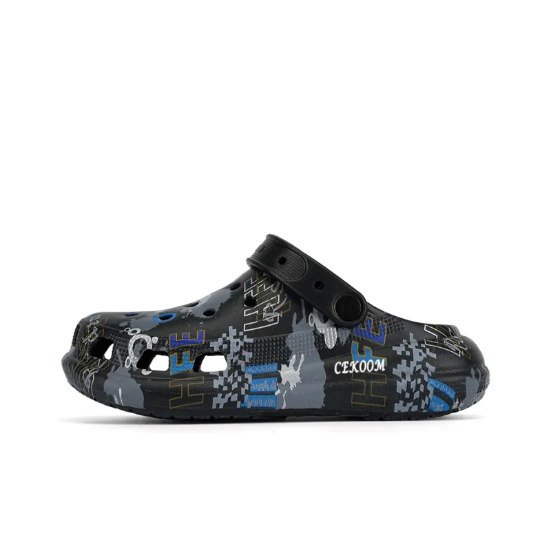 CEKOOM Clogs Unisex Beige Smile-9