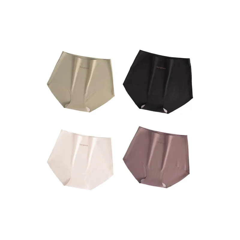 Flowers In Water Underpants Women's 4 Pack-14