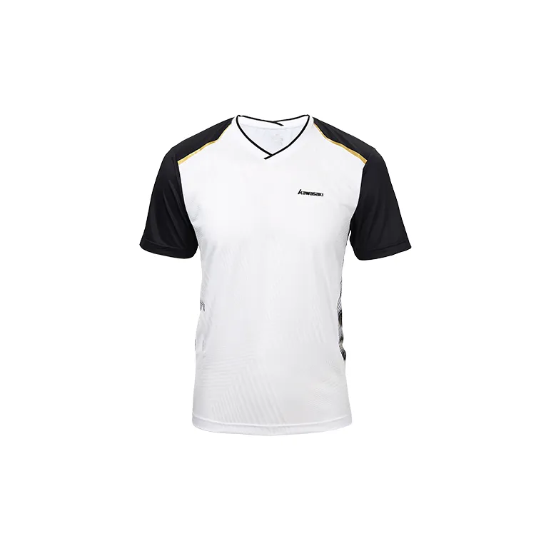 Kawasaki Badminton Jersey Unisex Black Gold-0