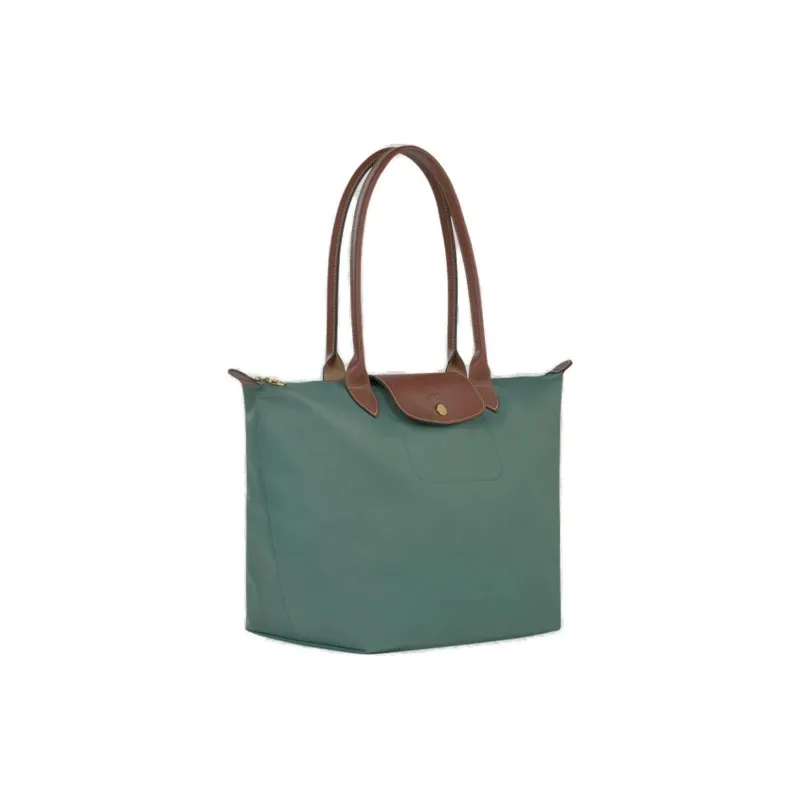 LONGCHAMP Le Pliage Polyamide Canvas Dumpling Bag Handbag Shoulder Bag Large Size Women's Sage Green-1