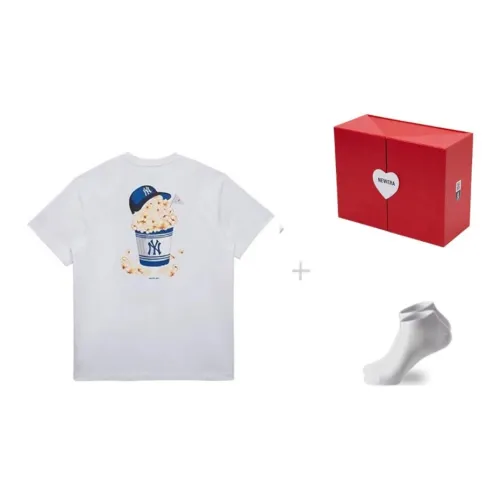 New Era T-Shirts Unisex White Gift Box Sets