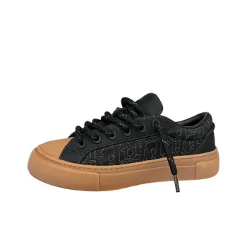 STONE ISLAND x DIOR B33 Low Top Skateboard Shoes Women's Black