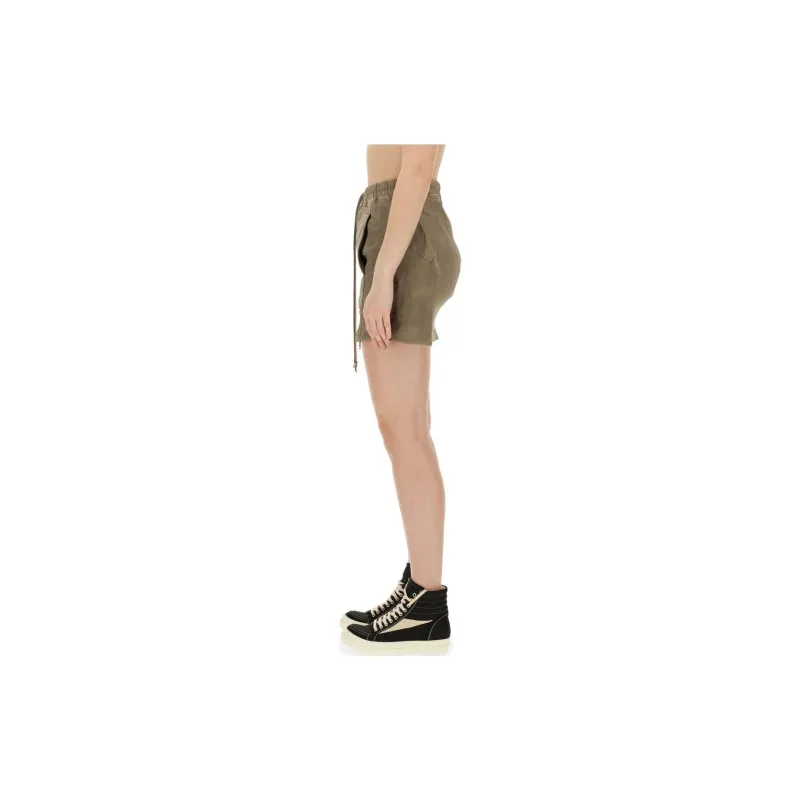 Rick Owens DRKSHDW Lido Drawstring Mini Skirt-2