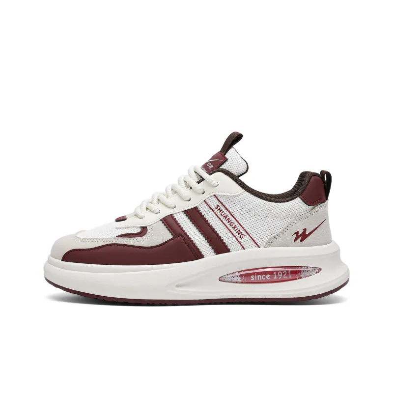 Binary Low Top Running Shoes Men's Red-0