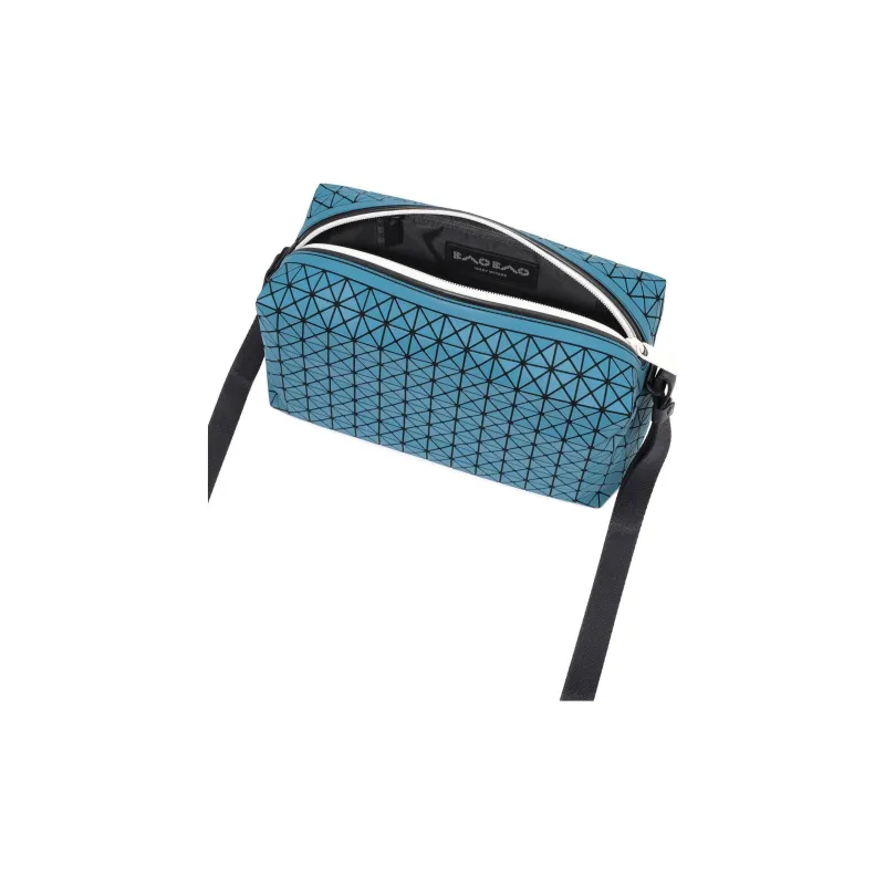 ISSEY MIYAKE Saddle Cotton Shoulder Bag Crossbody Bag Unisex Blue-3