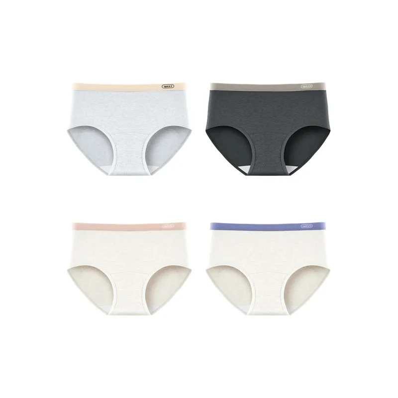 Flowers In Water Underpants Women's 4 Pack-5