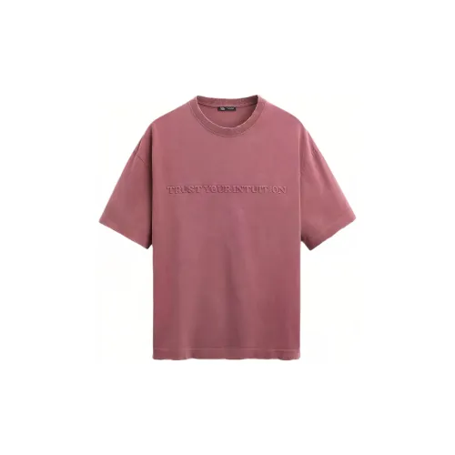 ZARA T-Shirts Men Washable Pink