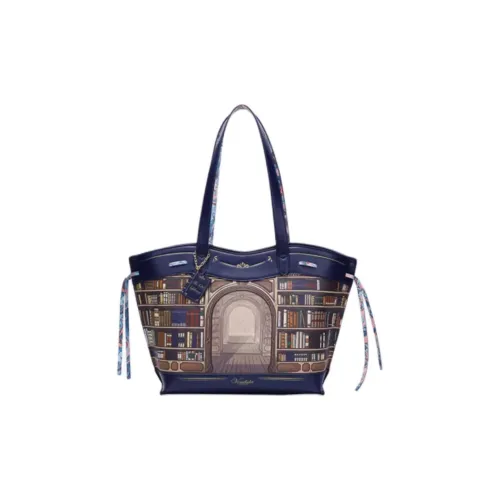 Vendula PU Handbag, Shoulder Bag Large Size Women's Black Blue