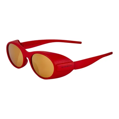 GIVENCHY Oval Sunglasses Men's Red