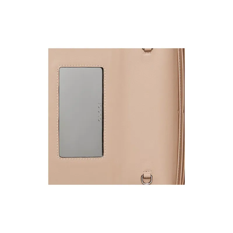 GUCCI GG Marmont Canvas Wallet Women's Beige & Ebony-7