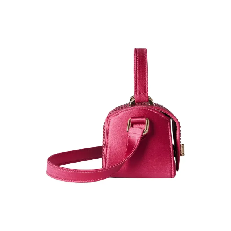 GUCCI Silk Satin Shoulder Bag Crossbody Bag Handbag Kids' Pink-2