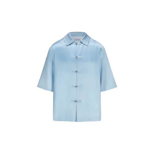 GALLIANO LANDOR Shirts Unisex Carolina Blue