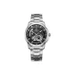 White Case Black Dial Steel Band Style