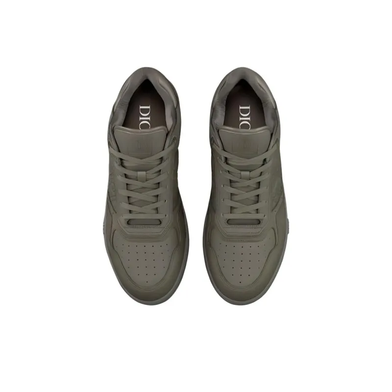 DIOR B27 Low Top Skateboard Shoes Men's Green-3