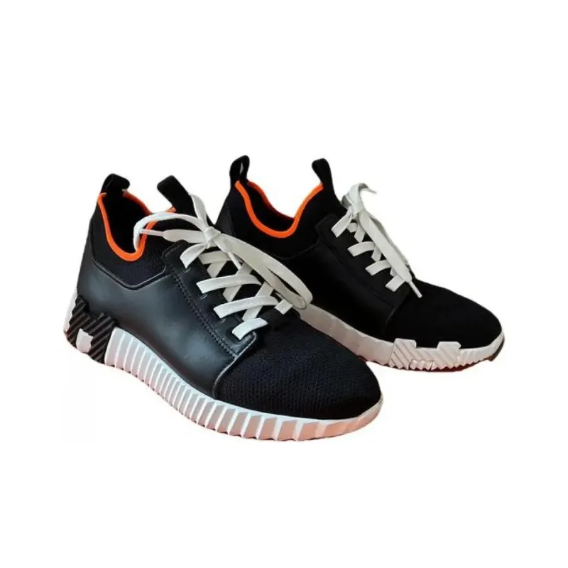 HERMES Depart Casual Shoes Women's Black-4
