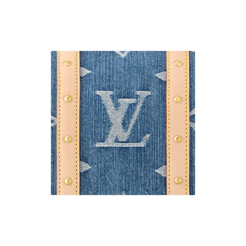LOUIS VUITTON Keepall Bandouliere 45 Monogram Denim Blue-5