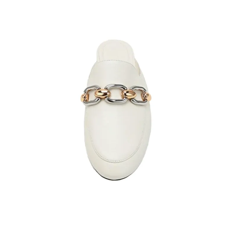 STELLA LUNA Slip-Resistant Wrap-toe Slippers Women's White-4