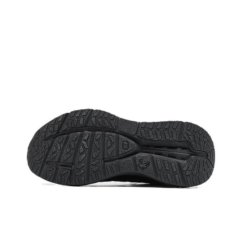 QIAODAN Flying Cloud Cushioning Anti Slip And Wear Resistant Breathable Coverage Low Top Running Shoes Men's Black-5