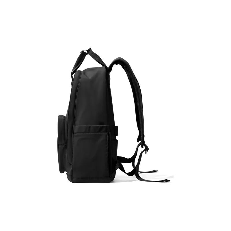 COOWOZ Fabric Backpack Student Backpacks Regular Unisex Ecru/Black/Red/Light Purple-8