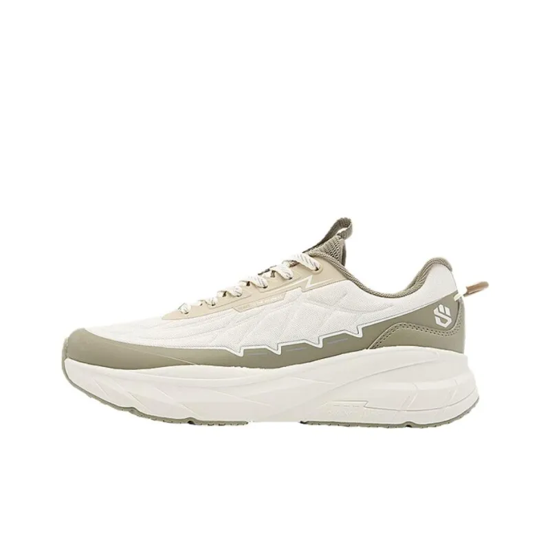 QIAODAN Flying Cloud Running Shoes Men Low Top Raw Denim/Wild Beige-0