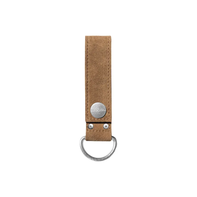 Carhartt WIP Cow Leather Keychains Unisex Brown-0
