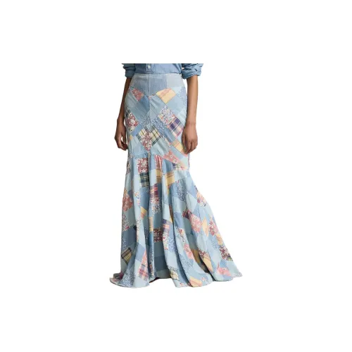 Polo Ralph Lauren Casual Long Skirts Women's Blue