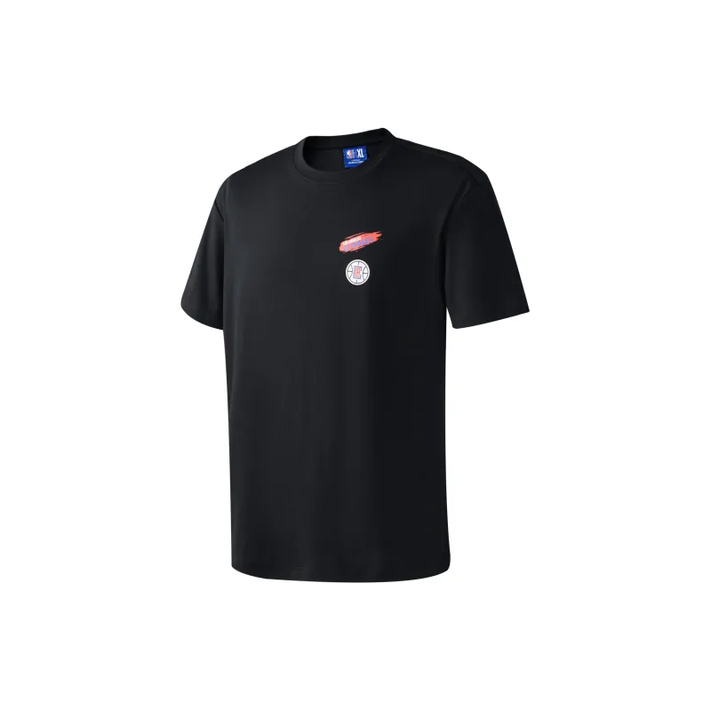 NBA Clippers Team T Shirts Unisex Black-1