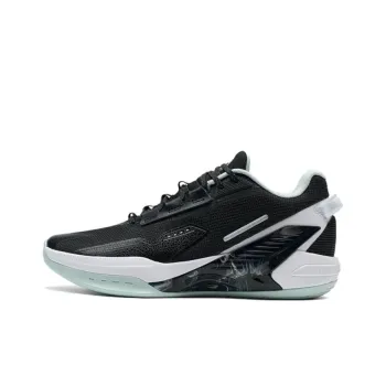 XTEP Spirit Strike TD Cushioning Wear Resistant Low Top Basketball Shoes Men's Black White