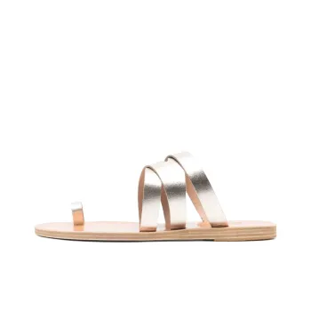 ANCIENT GREEK SANDALS Górdia Leather Flat Sandals Women's