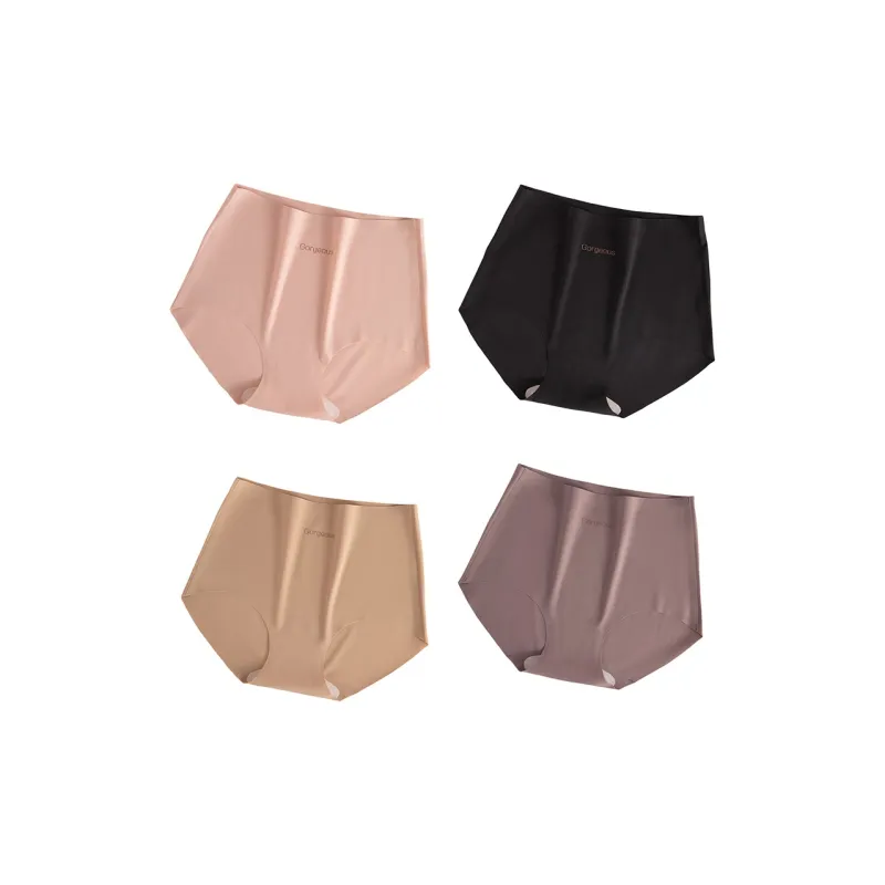 Flowers In Water Underpants Women's 4 Pack-3