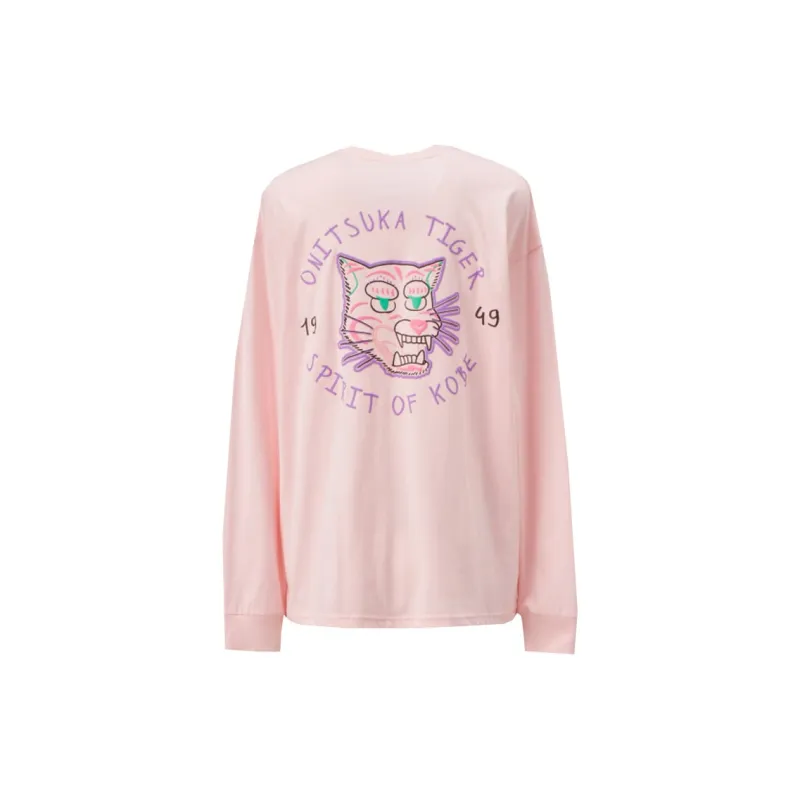 Onitsuka Tiger T Shirt Unisex Light Pink-1