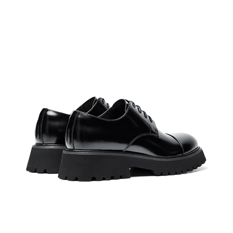 Hautton Jeans Dress Shoes Men's Black-2