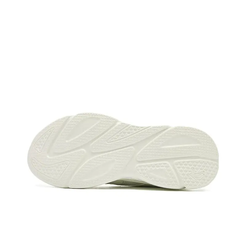 QIAODAN Cushioning, Wear Resistant Low Top Running Shoes Men's White Cyan-6