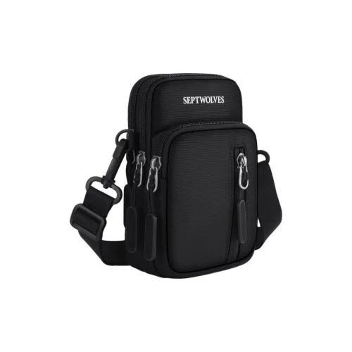 SEPTWOLVES Fabric Crossbody Bag Shoulder Bag Men's Multicolor