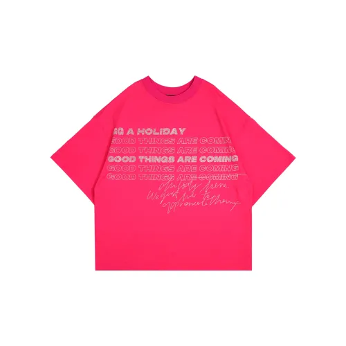 GGAHOLIDAY T-Shirts Unisex Rose Red